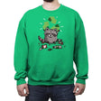 Recycle Please - Crew Neck Sweatshirt Crew Neck Sweatshirt RIPT Apparel Small / Irish Green