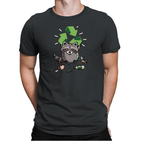 Recycle Please - Mens Premium T-Shirts RIPT Apparel Small / Heavy Metal
