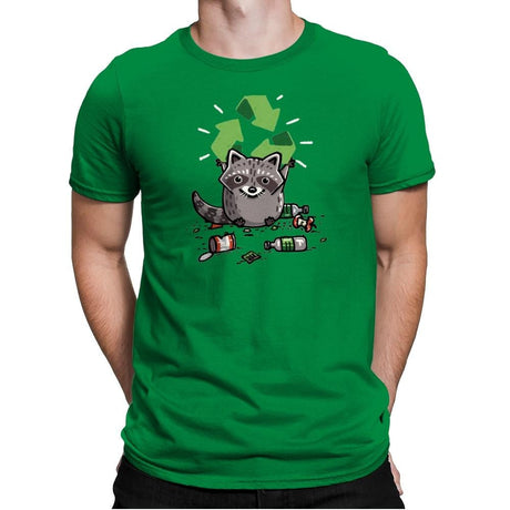 Recycle Please - Mens Premium T-Shirts RIPT Apparel Small / Kelly