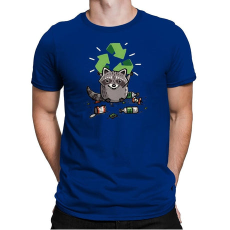 Recycle Please - Mens Premium T-Shirts RIPT Apparel Small / Royal