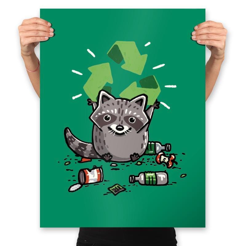 Recycle Please - Prints Posters RIPT Apparel 18x24 / Kelly