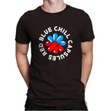 Red Blue Chill Capsules - Mens Premium T-Shirts RIPT Apparel Small / Dark Chocolate