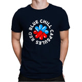 Red Blue Chill Capsules - Mens Premium T-Shirts RIPT Apparel Small / Midnight Navy