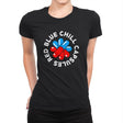 Red Blue Chill Capsules - Womens Premium T-Shirts RIPT Apparel Small / Black
