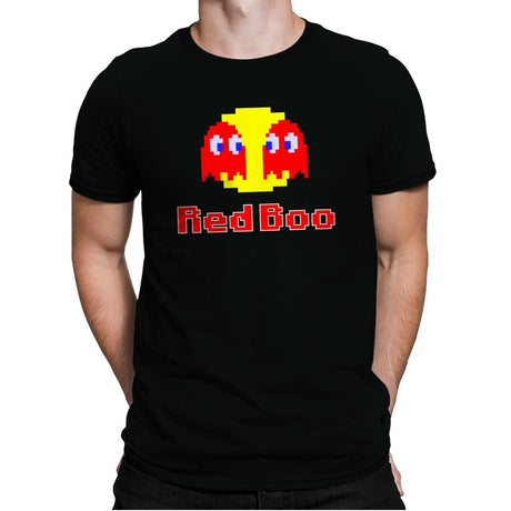Red Boo - Mens Premium T-Shirts RIPT Apparel Small / Black