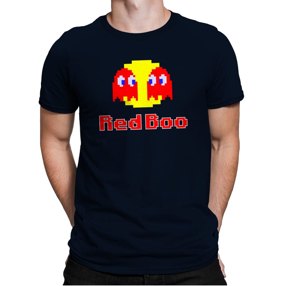 Red Boo - Mens Premium T-Shirts RIPT Apparel Small / Midnight Navy