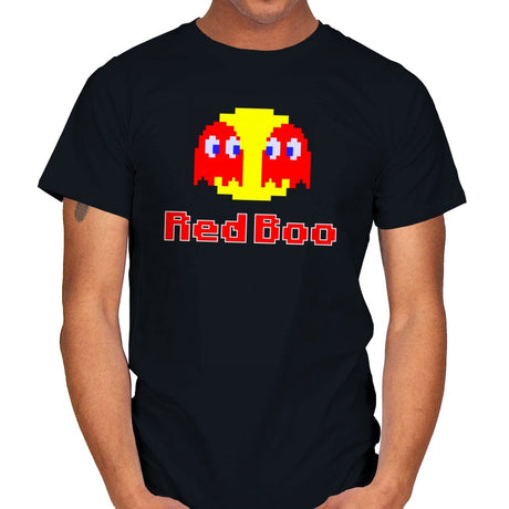 Red Boo - Mens T-Shirts RIPT Apparel Small / Black