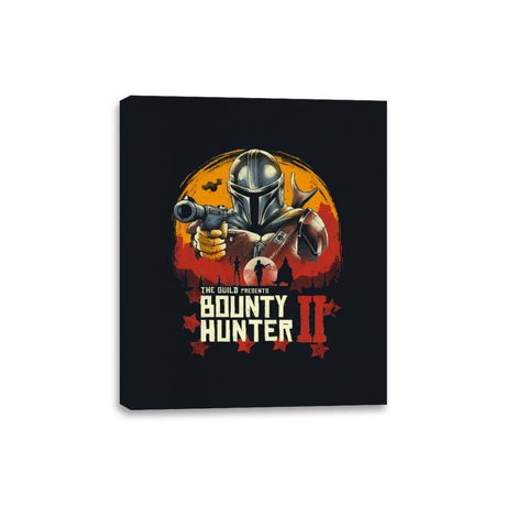 Red Bounty Hunter - Canvas Wraps Canvas Wraps RIPT Apparel 8x10 / Black