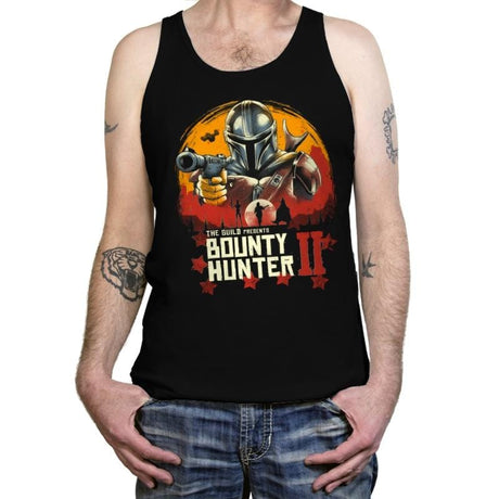 Red Bounty Hunter - Tanktop Tanktop RIPT Apparel X-Small / Black