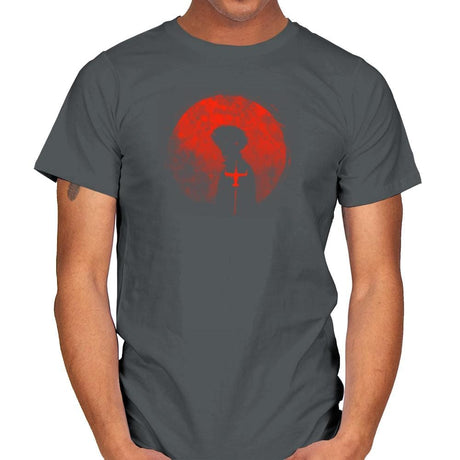 Red Cowboy - Mens T-Shirts RIPT Apparel Small / Charcoal