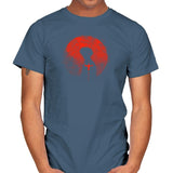 Red Cowboy - Mens T-Shirts RIPT Apparel Small / Indigo Blue