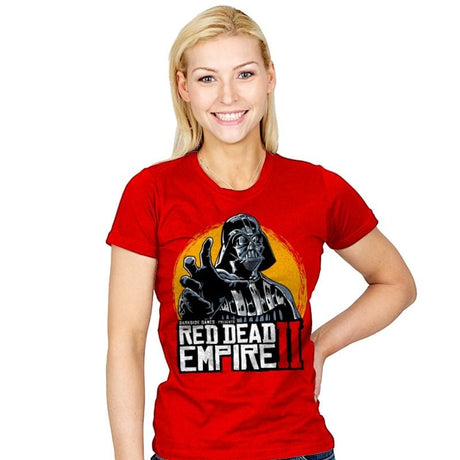 Red Dead Empire  - Womens T-Shirts RIPT Apparel