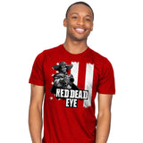 Red Dead Eye - Mens T-Shirts RIPT Apparel