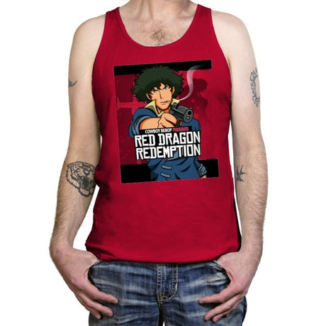 Red Dragon Redemption - Tanktop Tanktop RIPT Apparel