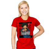 Red Dragon Redemption - Womens T-Shirts RIPT Apparel
