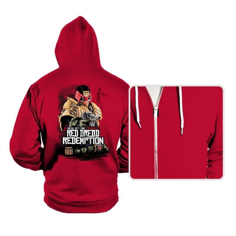 Red Dredd - Hoodies Hoodies RIPT Apparel Small / Red