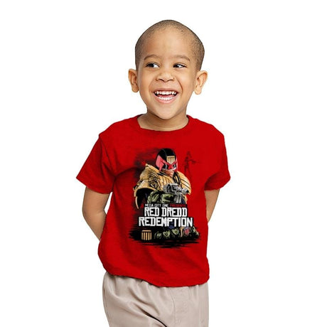 Red Dredd - Youth T-Shirts RIPT Apparel X-small / Red