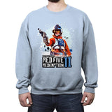 Red Five Redemption 2 - Crew Neck Sweatshirt Crew Neck Sweatshirt RIPT Apparel