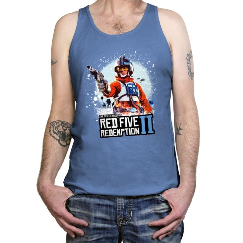 Red Five Redemption 2 - Tanktop Tanktop RIPT Apparel X-Small / Blue Triblend