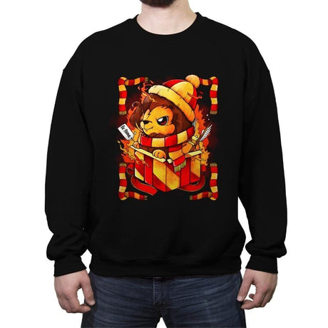 Red Home Gift - Crew Neck Sweatshirt Crew Neck Sweatshirt RIPT Apparel Small / Black