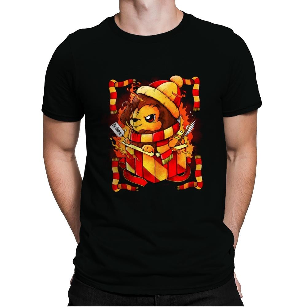 Red Home Gift - Mens Premium T-Shirts RIPT Apparel Small / Black