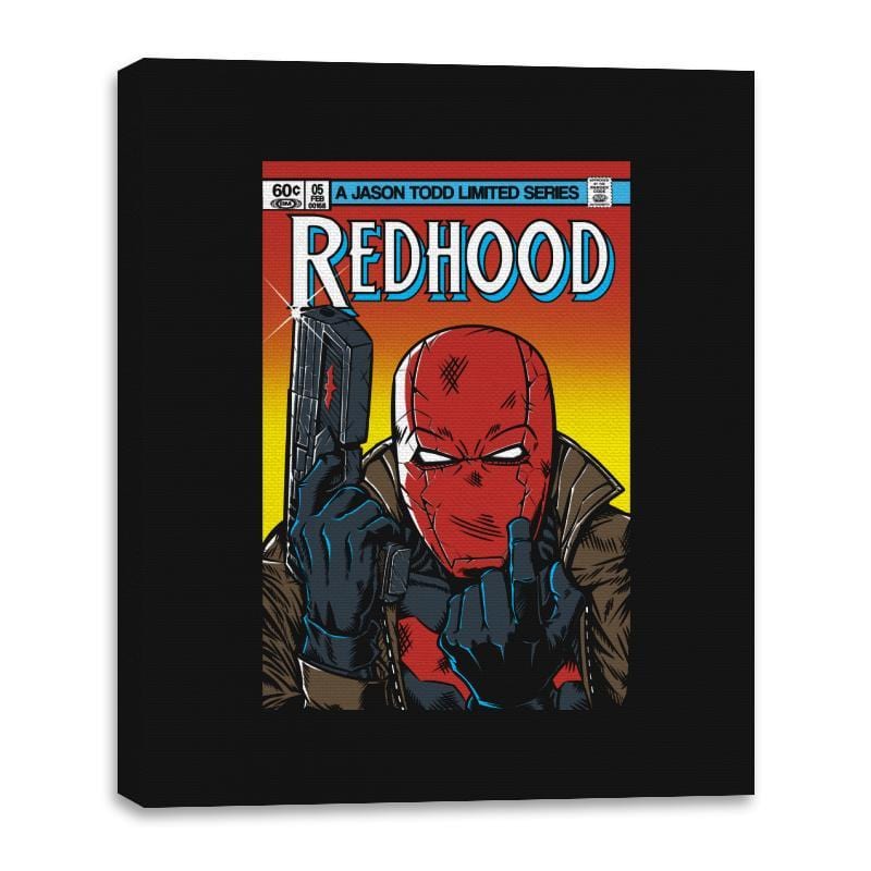 Red Hood - Canvas Wraps Canvas Wraps RIPT Apparel 16x20 / Black