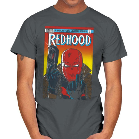 Red Hood - Mens T-Shirts RIPT Apparel Small / Charcoal