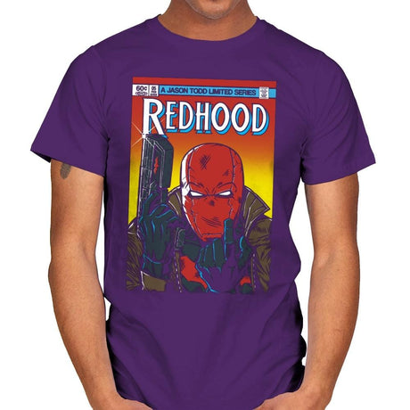 Red Hood - Mens T-Shirts RIPT Apparel Small / Purple