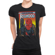 Red Hood - Womens Premium T-Shirts RIPT Apparel Small / Black