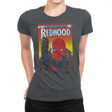 Red Hood - Womens Premium T-Shirts RIPT Apparel Small / Heavy Metal
