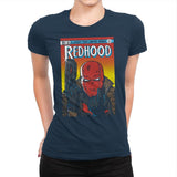 Red Hood - Womens Premium T-Shirts RIPT Apparel Small / Midnight Navy