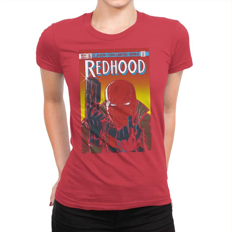 Red Hood - Womens Premium T-Shirts RIPT Apparel Small / Red