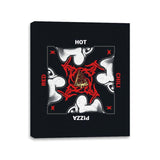 Red Hot Chili Pizza - Canvas Wraps Canvas Wraps RIPT Apparel 11x14 / Black