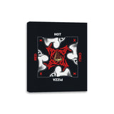Red Hot Chili Pizza - Canvas Wraps Canvas Wraps RIPT Apparel 8x10 / Black