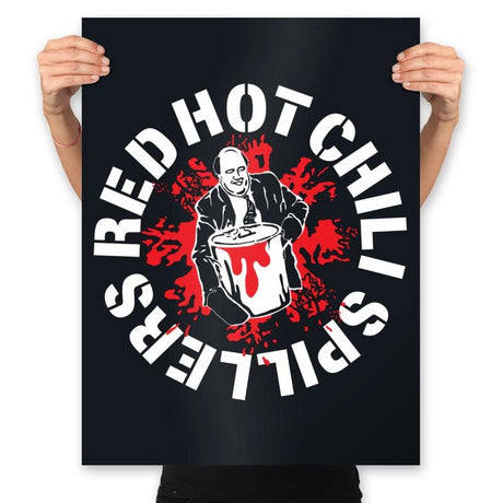 Red Hot Chili Spillers - Prints Posters RIPT Apparel 18x24 / Black