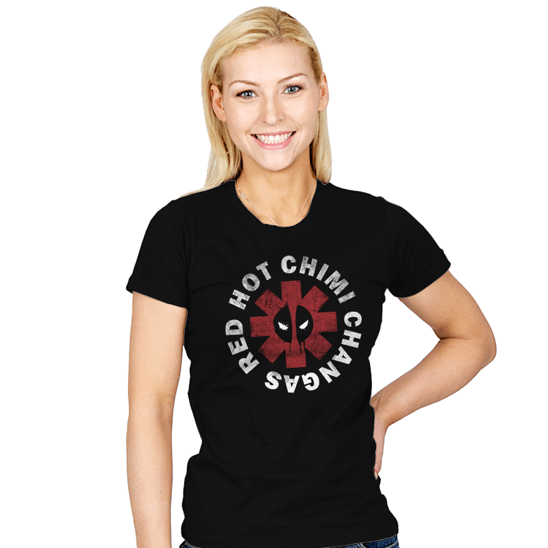 Red Hot Chimi Changas - Womens T-Shirts RIPT Apparel