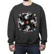 Red Hot Fire Ball - Crew Neck Sweatshirt Crew Neck Sweatshirt RIPT Apparel Small / Charcoal