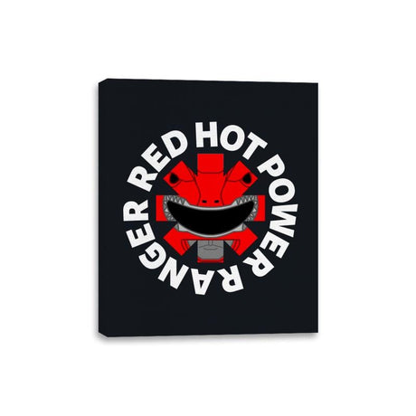 Red Hot Power Ranger - Canvas Wraps Canvas Wraps RIPT Apparel 8x10 / Black