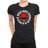 Red Hot Power Ranger - Womens Premium T-Shirts RIPT Apparel Small / Black