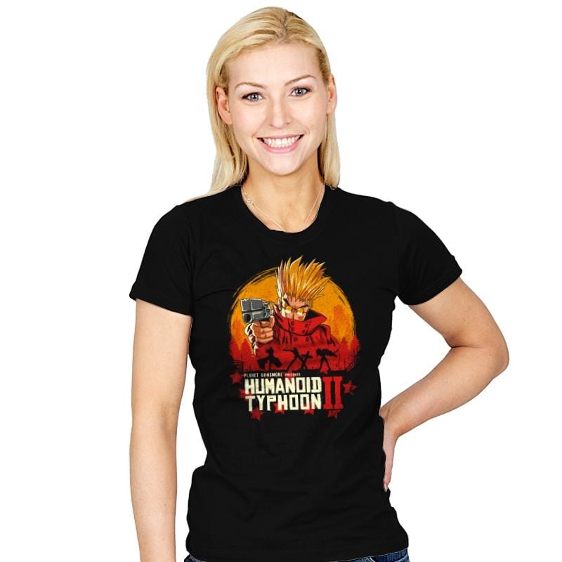 Red Humanoid Typhoon II - Womens T-Shirts RIPT Apparel Small / Black