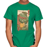 Red Kame Ninja - Mens T-Shirts RIPT Apparel Small / Kelly