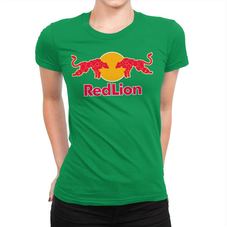 Red Lion Exclusive - Womens Premium T-Shirts RIPT Apparel Small / Kelly Green