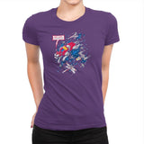 Red Lion, Standing By Exclusive - Womens Premium T-Shirts RIPT Apparel Small / Purple Rush