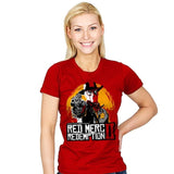Red Merc Redemption II - Womens T-Shirts RIPT Apparel Small / Red