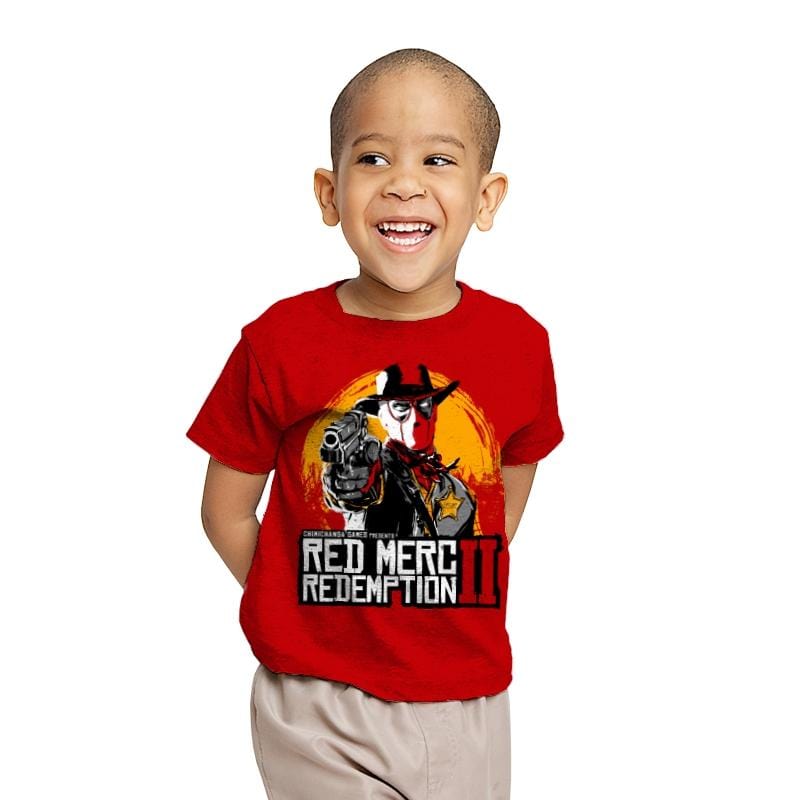 Red Merc Redemption II - Youth T-Shirts RIPT Apparel X-small / Red