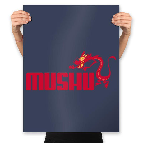 Red Mushuma  - Prints Posters RIPT Apparel 18x24 / Navy