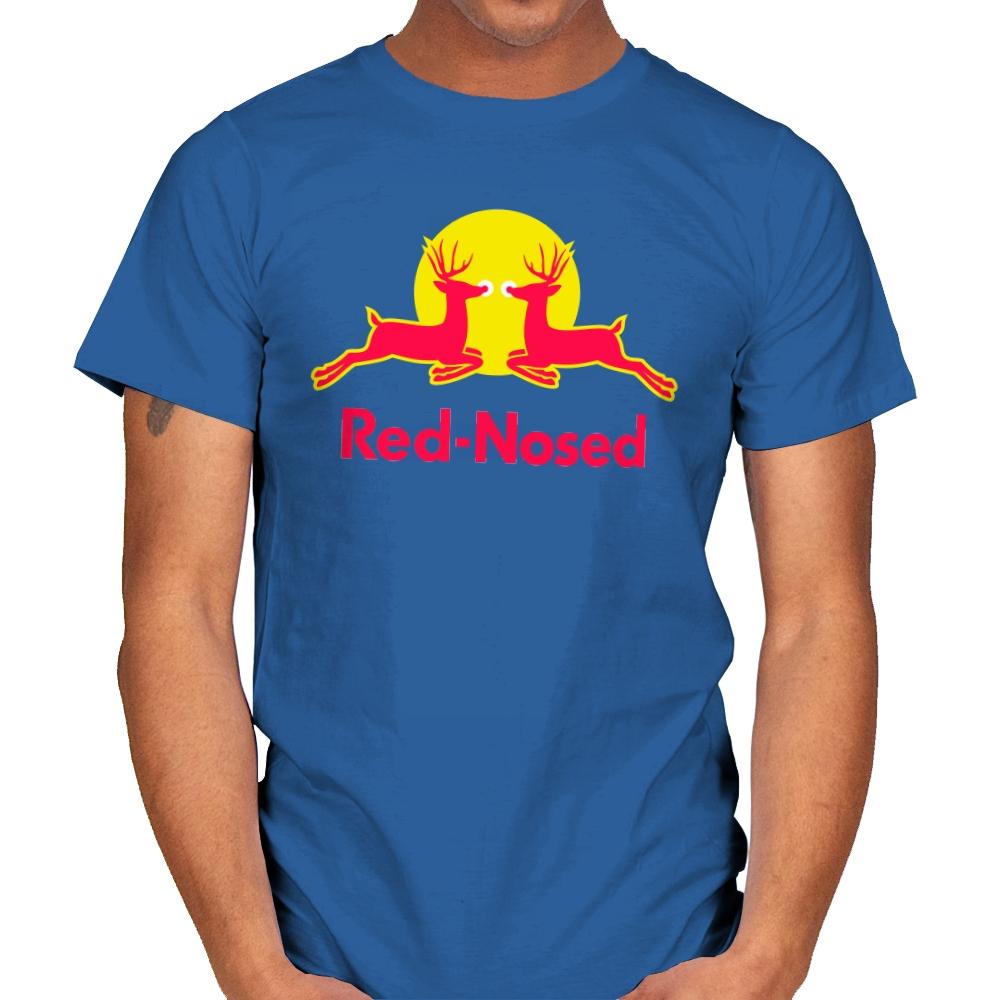 Red-Nosed - Mens T-Shirts RIPT Apparel Small / Royal