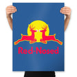 Red-Nosed - Prints Posters RIPT Apparel 18x24 / Royal