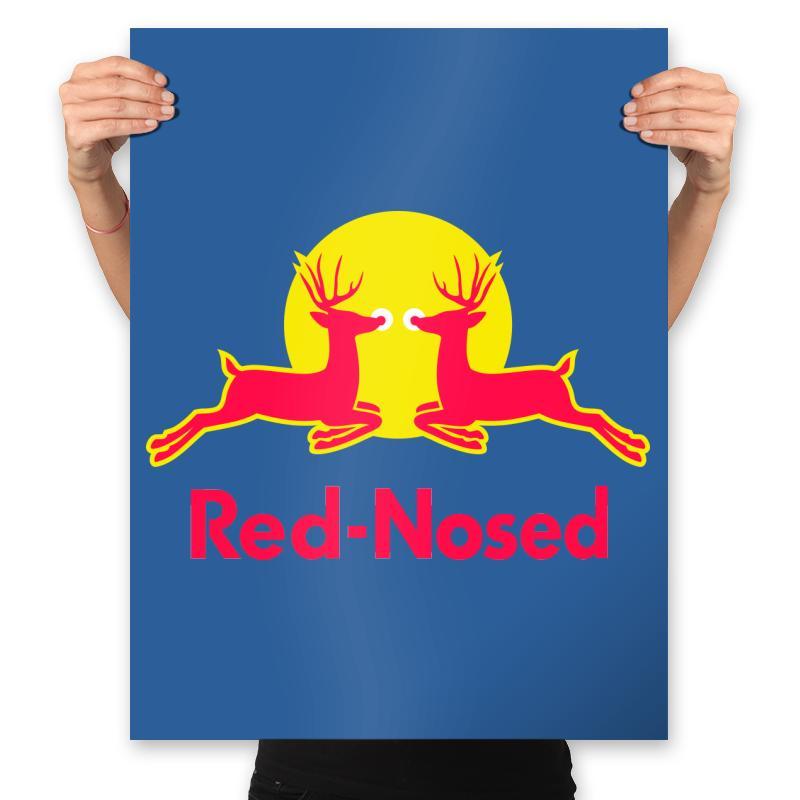 Red-Nosed - Prints Posters RIPT Apparel 18x24 / Royal