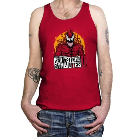 Red Psycho Symbiotes - Tanktop Tanktop RIPT Apparel